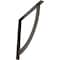 Ekena Millwork Bulwark Steel Bracket, Antiqued Bronze 2"W x 24"D x 24"H BKTM02X24X24BUABZ - alternate 1